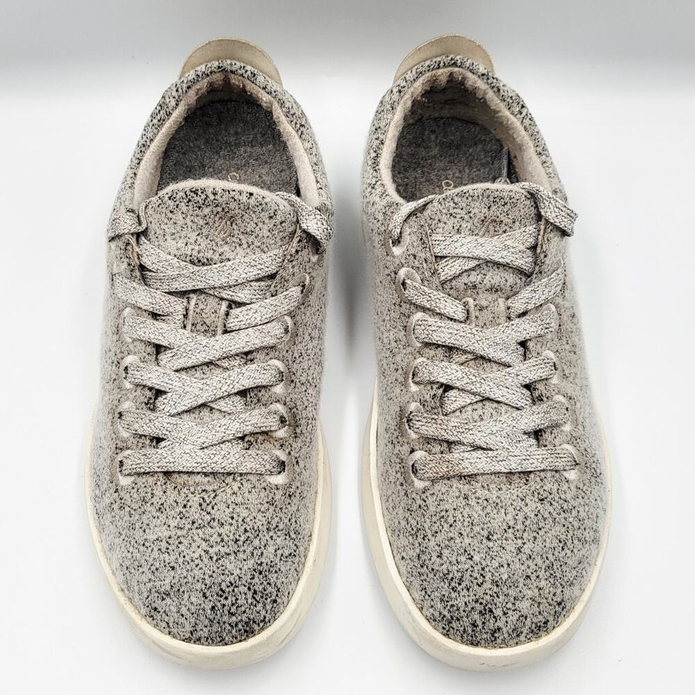 Allbirds Piper Gray Merino Wool White Soles Casual Sneakers Women's Size 7